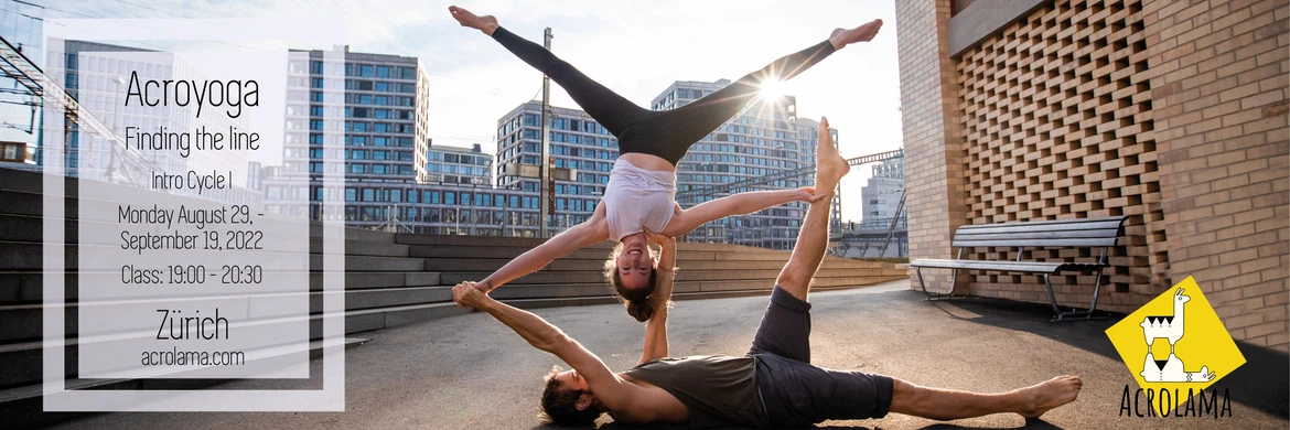 Acrolama Flyer acroyoga pose