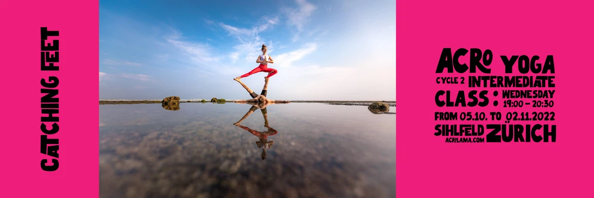 urban acro yoga pose of acroyoga in the event Catching Feet
