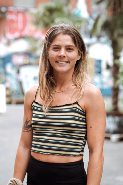 Miri is a Swiss yoga instructor who brings calm energy, thoughtful guidance and delicious healthy food to every Templeshape Retreat. As a former vaulting enthusiast, she still loves being upside down—especially in a handstands.