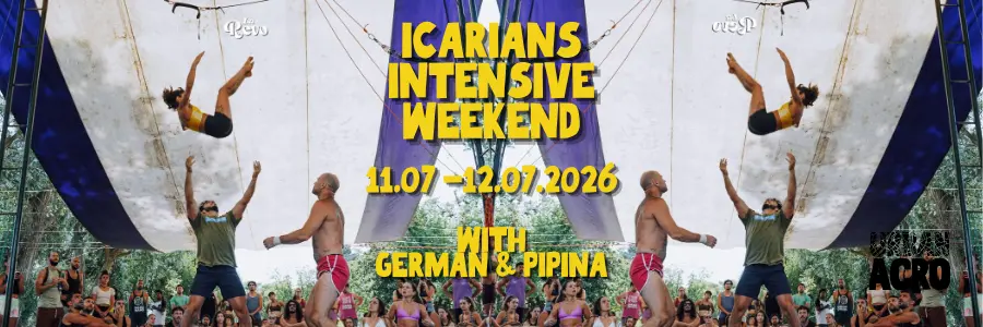Partner Acrobatics Icarian Workshop with Ger and Pepina